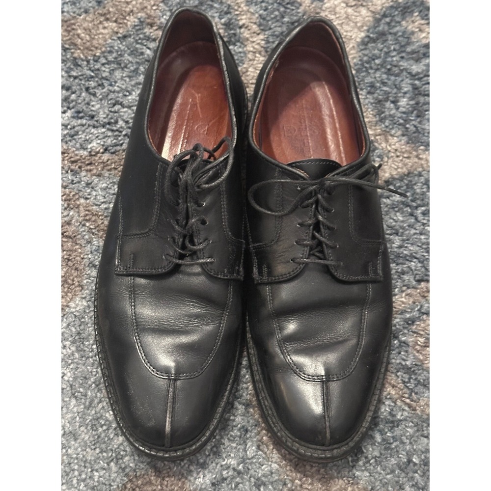 ALLEN EDMONDS Leather Dress Shoes Mens Oxford Lace Up Business Casual Black